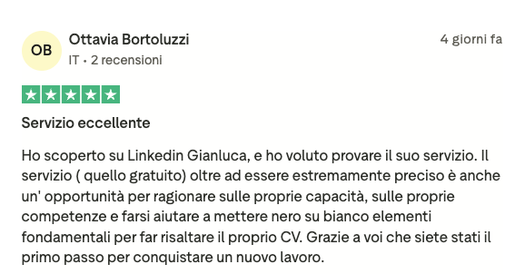 Recensione Trustpilot